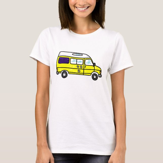 Yellow Campervan T-Shirt (Front)