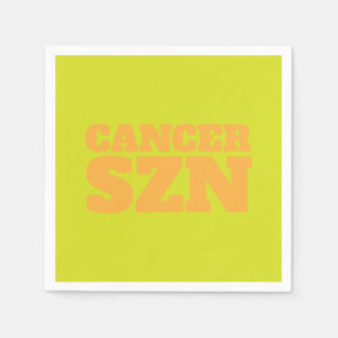 Yellow Cancer SZN Cool Napkin