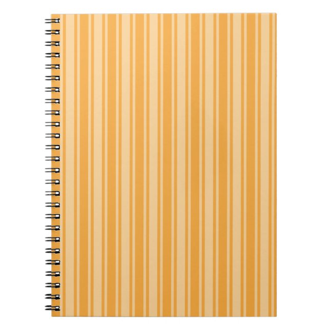 Yellow candy stripes notebook (Front)