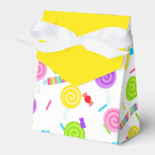 Yellow Candy Sweet Treat Favour Boxes
