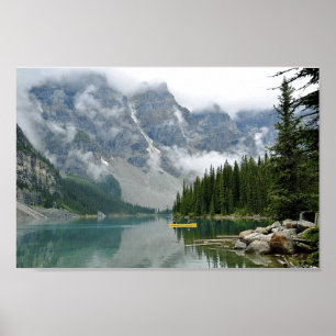 Yellow Canoe Poster