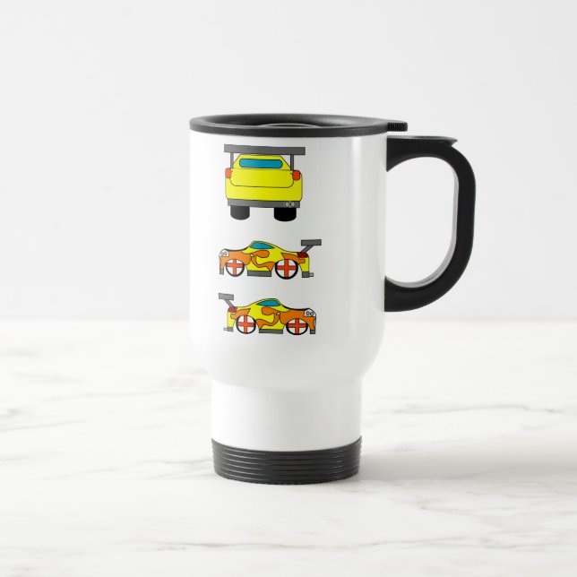 Yellow Car Mug (Right)