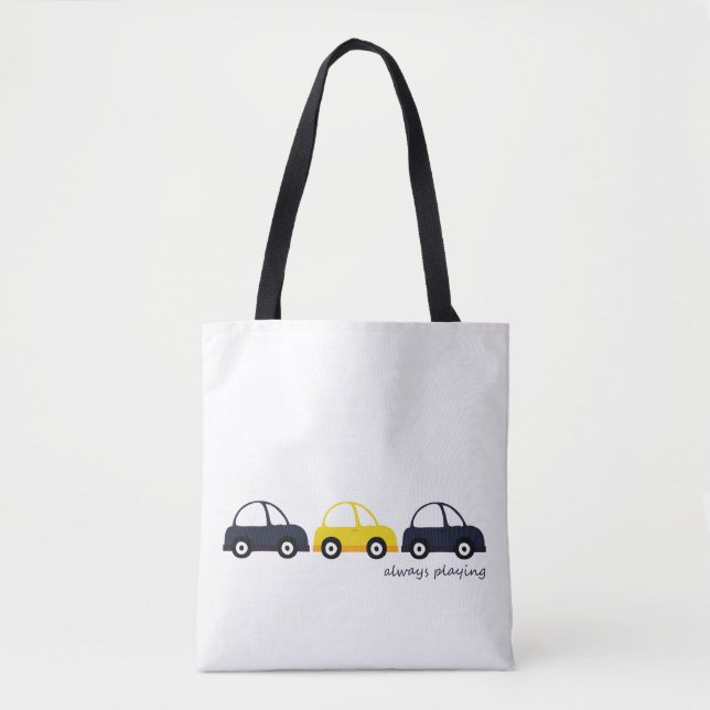 Yellow Car Tote Bag (Front)