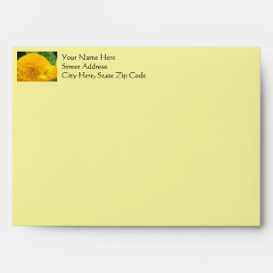 Yellow Card Envelopes Yellow Sunflowers