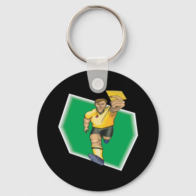 Yellow Card Key Ring (Front)