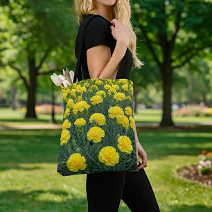 Yellow Carnations Tote Bag