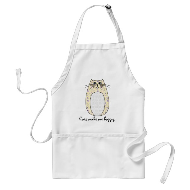 'Yellow Cat' Apron (Front)