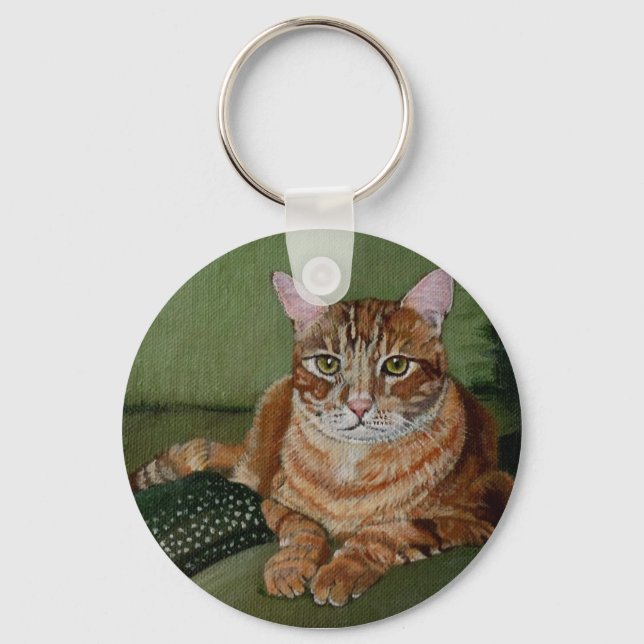 Yellow Cat Key Ring (Front)