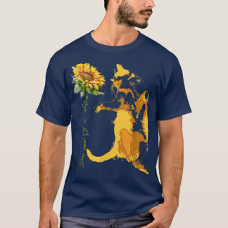 Yellow Cat Lying On Its Back T-Shirt