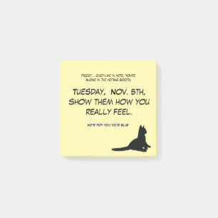 Yellow Cat Post-it Notes