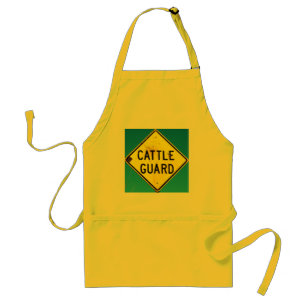 yellow cattle guard apron