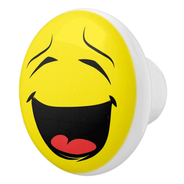 YELLOW CERAMIC KNOB (Right)