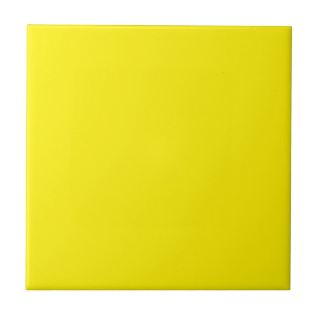Yellow Ceramic Tile (Front)