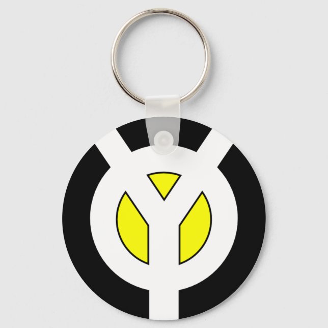 Yellow Chain Key Ring (Front)