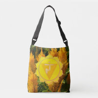 Yellow Chakra Custom All-Over-Print Cross Body Bag