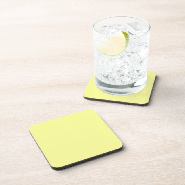 Yellow Chalk Coaster (Right Side)