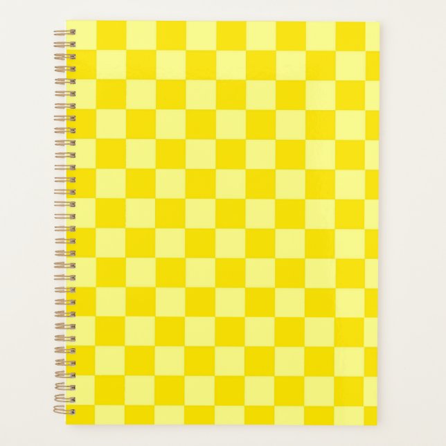 Yellow Check Planner (Front)