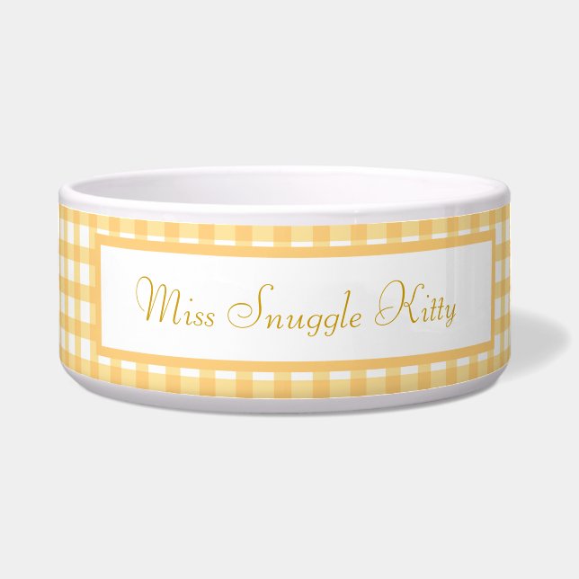 Yellow Checked Pattern (Front)