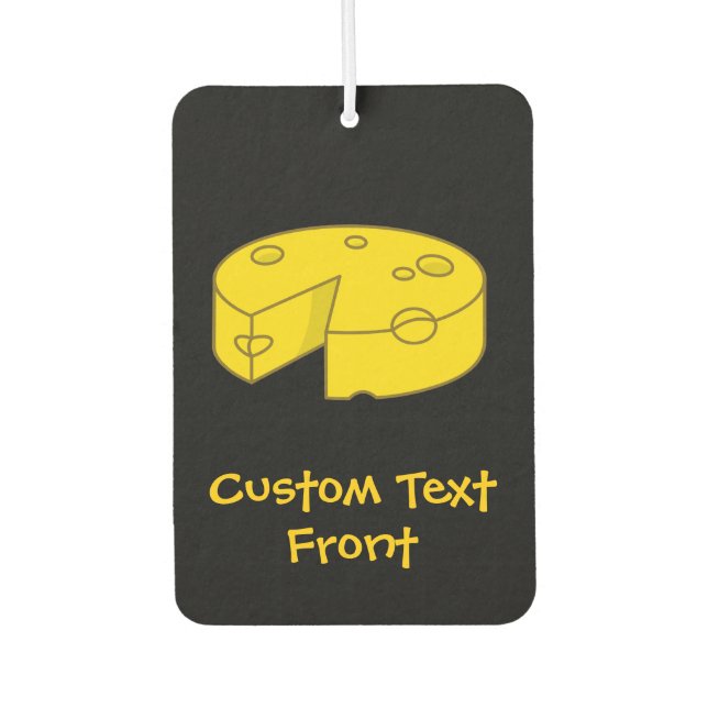 Yellow Cheese Air Freshener (Front)
