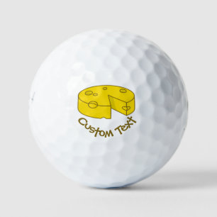 Yellow Cheese Golf Balls