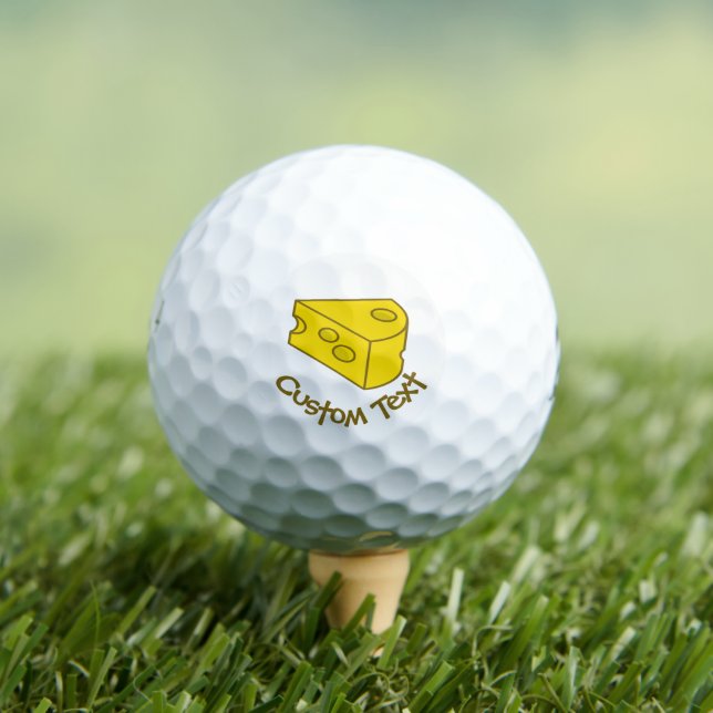 Yellow Cheese Golf Balls (Insitu Tee)