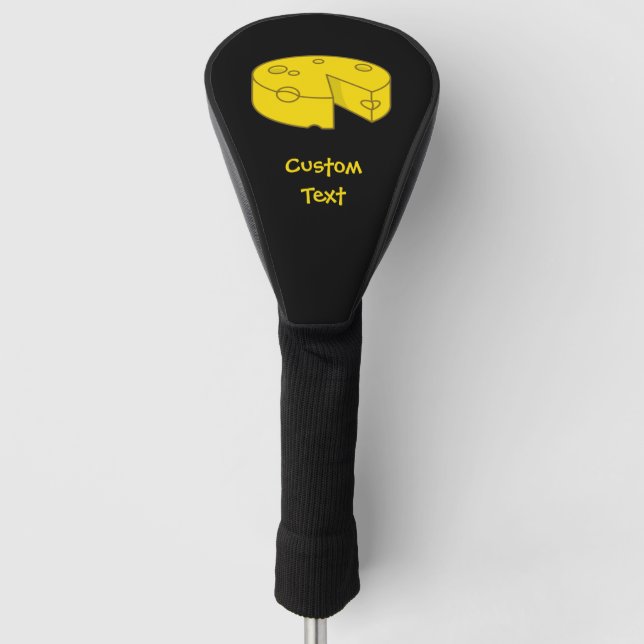 Yellow Cheese Golf Head Cover (Front)