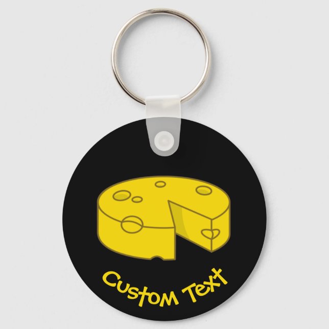 Yellow Cheese Keychain (Front)