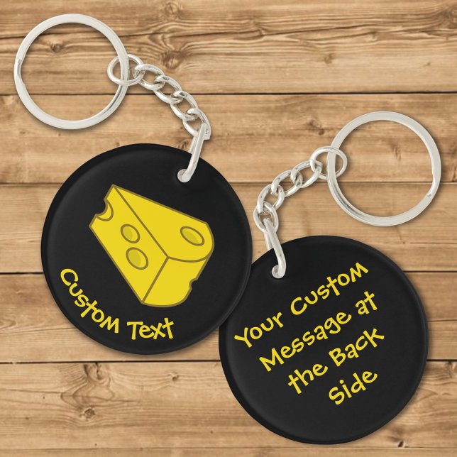 Yellow Cheese Keychain (Creator Uploaded)