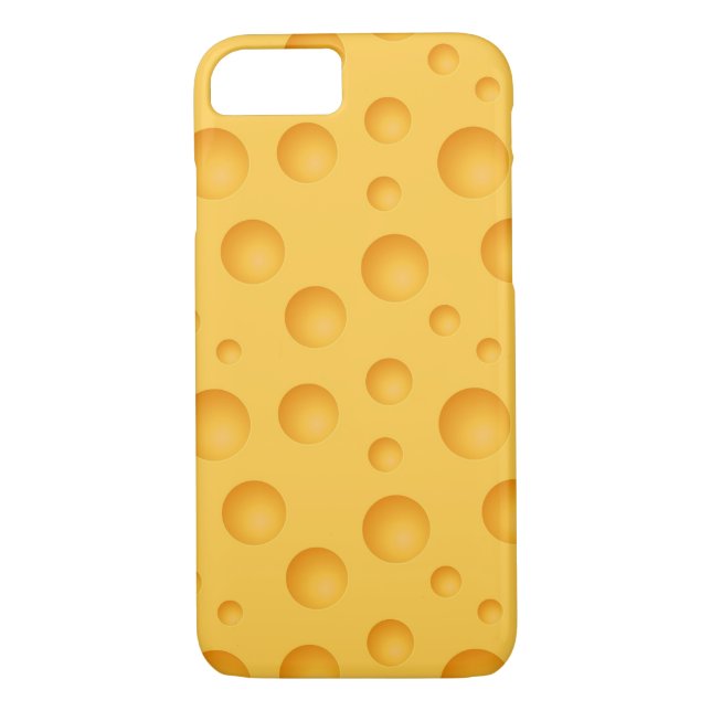 Yellow Cheese Pattern Case-Mate iPhone Case (Back)