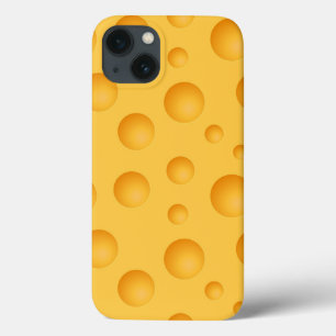 Yellow Cheese Pattern iPhone 13 Case