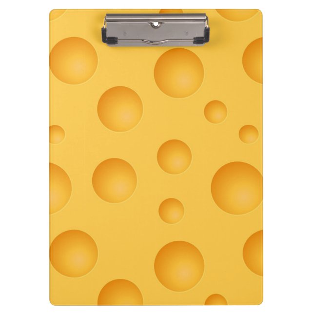 Yellow Cheese Pattern Clipboard (Front)