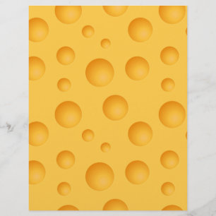 Yellow Cheese Pattern Flyer
