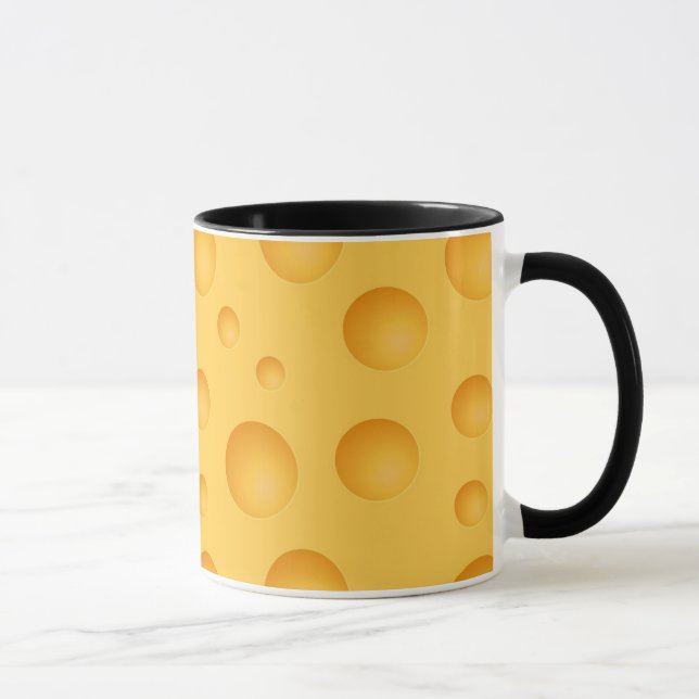 Yellow Cheese Pattern Mug (Right)
