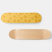 Yellow Cheese Pattern Skateboard (Horz)