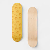 Yellow Cheese Pattern Skateboard (Front)