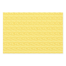 Yellow Cheese Slice Pattern