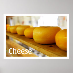 Yellow Cheese Wheels Print