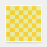 Yellow Chequered Gingham Pattern