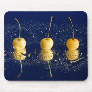 yellow cherries_4 mouse mat