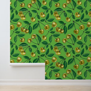 Yellow cherries wallpaper