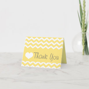 Yellow Chevron Thank You