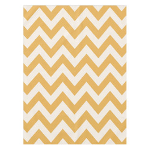 Yellow Chevron Zigzag Pattern  Tablecloth