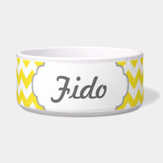 Yellow Chevrons Custom Text