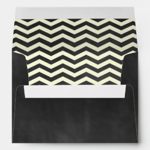 Yellow Chevrons Envelope