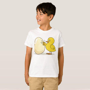 Yellow Chick And Egg T-Shirt