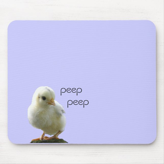 Yellow Chick Mousepad (Front)