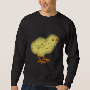 Yellow Chicken Fitted Sweatshirt