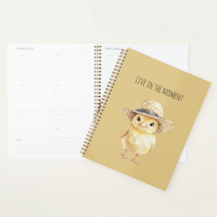 Yellow Chicken Hat Planner