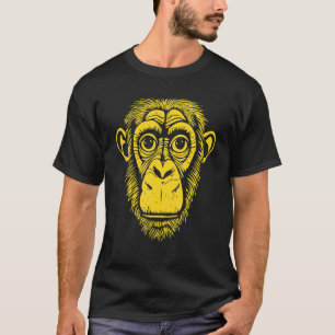 Yellow Chimpanzee  Ape Not Monkey  Cute Chimp T-Shirt