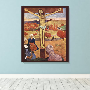 Yellow Christ by Paul Gauguin, Vintage Fine Art Canvas Print